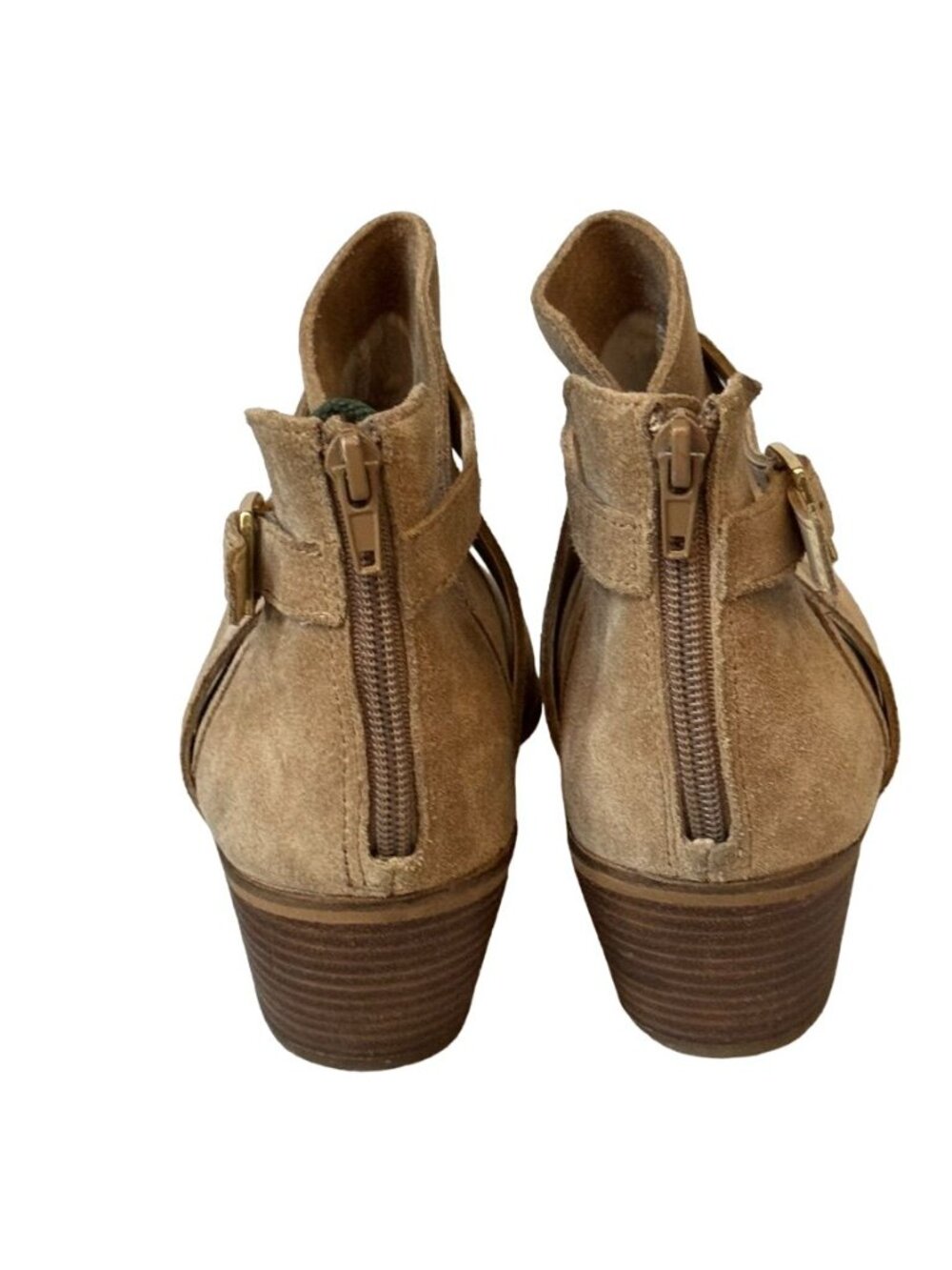 Sole Society Low Ankle Boot US 9.5M, EU 41 Beige Suede - Picture 3 of 13